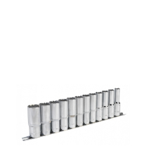 SEALEY 1/2inch DRIVE METRIC DEEP SOCKET SET 12PC 10-24MM SEALEY 1/2inch DRIVE METRIC DEEP SOCKET SET 12PC 10-24MM
