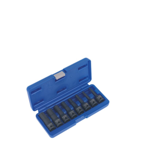 SEALEY 1/2" DRIVE METRIC HEX BIT IMPACT SOCKET SET 8PC AK5601