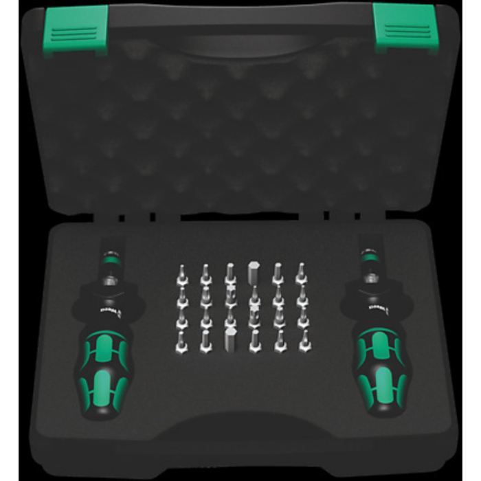 WERA KRAFTFORM TORQUE SCREWDRIVER SET 0.3 - 3.0 NM 26 PC WERA KRAFTFORM TORQUE SCREWDRIVER SET 0.3 - 3.0 NM 26 PC