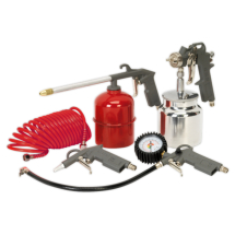 SEALEY GRAVITY FEED AIR ACCESSORY KIT 5 PIECE SEALEY GRAVITY FEED AIR ACCESSORY KIT 5 PIECE