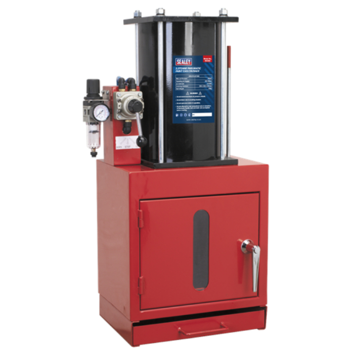 SEALEY PNEUMATIC PAINT CAN CRUSHER 2.2TONNE SEALEY PNEUMATIC PAINT CAN CRUSHER 2.2TONNE