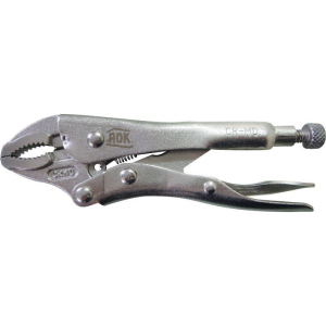 AOK GRIP WRENCH WITH CURVED JAWS 175MM