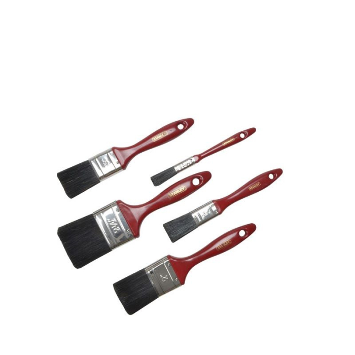 STANLEY DECOR EMULSION PAINT BRUSH SET 5PC 2-62MM STANLEY DECOR EMULSION PAINT BRUSH SET 5PC 2-62MM