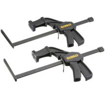 DEWALT QUICK CLAMPS FOR PLUNGE SAW GUIDE RAILS 2 PACK