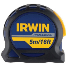 IRWIN PROFESSIONAL IMPERIAL/METRIC TAPE 5M / 16FT