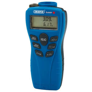 DRAPER DISTANCE MEASURE/STUD DETECTOR WITH LASER POINTER DRAPER DISTANCE MEASURE/STUD DETECTOR WITH LASER POINTER