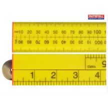 FAITHFULL FOLDING RULE -YELLOW ABS PLASTIC FAITHFULL FOLDING RULE -YELLOW ABS PLASTIC
