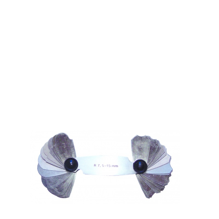 METRIC RADIUS GAUGE SET 1-7MM METRIC RADIUS GAUGE SET 1-7MM