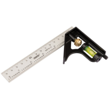 DRAPER METRIC AND IMPERIAL COMBINATION SQUARE 150MM