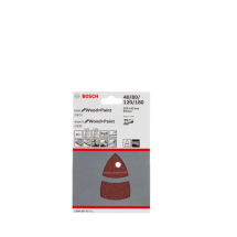 BOSCH ASSORTED SANDING SHEETS FOR DIY MULTI SANDER 25 PIECE BOSCH ASSORTED SANDING SHEETS FOR DIY MULTI SANDER 25 PIECE