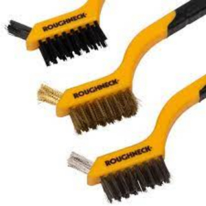 ROUGHNECK MINI WIRE BRUSH SET OF 3