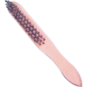 WELDABILITY 3 ROW STAINLESS STEEL WIRE BRUSH