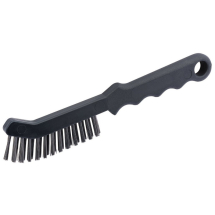 DRAPER STEEL WIRE FILL HAND BRUSH CURVED HEAD WIRE BRUSH WITH PLASTIC FILL 225MM