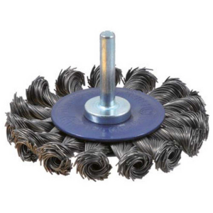 OSBORN TWISTED KNOT WHEEL WIRE BRUSH 75MM X 6MM