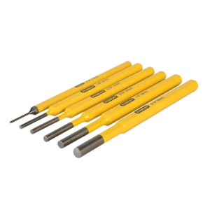 STANLEY LONG PIN PUNCH SET OF 6
