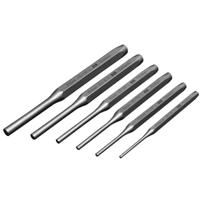 AOK PIN PUNCH SET 6PC AOK PIN PUNCH SET 6PC