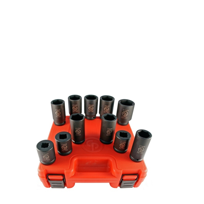 CP 3/4Inch WHEEL SERVICE IMPACT SOCKET SET 11PC SS611DWS CP 3/4Inch WHEEL SERVICE IMPACT SOCKET SET 11PC SS611DWS