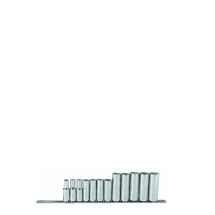 PROTO 3/8inch DRIVE 12PT METRIC DEEP CLIP RAIL SOCKET SET 12PC J52209 PROTO 3/8inch DRIVE 12PT METRIC DEEP CLIP RAIL SOCKET SET 12PC J52209