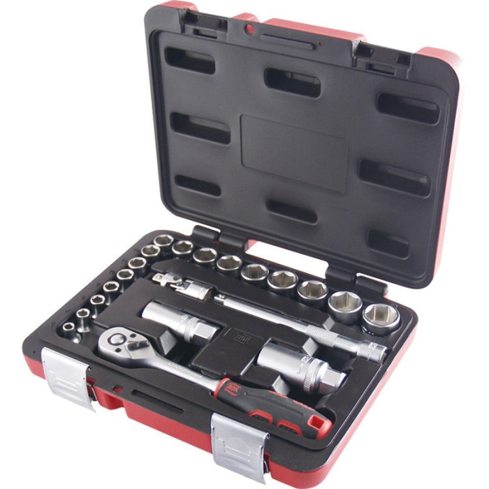 AOK METRIC 6PT SOCKET SET 26 PC 3/8Inch SD AOK METRIC 6PT SOCKET SET 26 PC 3/8Inch SD