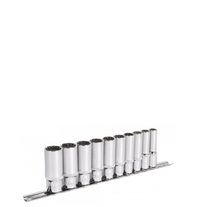 SEALEY 3/8" DRIVE TOTAL DRIVE DEEP SOCKET SET 10PC AK69910D