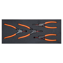 BAHCO FIT AND GO 1/3 FOAM INLAY CIRCLIP PLIERS SET 4PC
