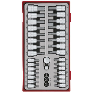 TENG 1/4" & 3/8" BIT SOCKET SET TT1 35PC
