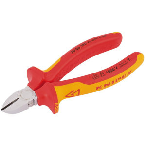 KNIPEX INSULATED VDE CHROME PLATED SIDECUTTERS