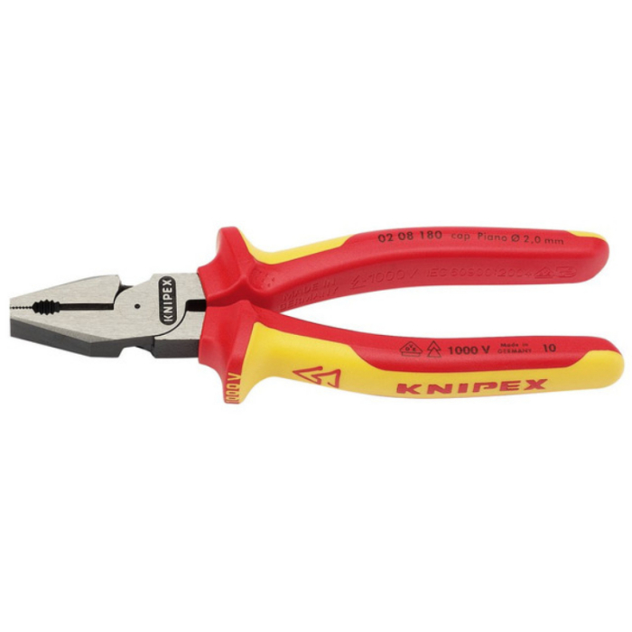 KNIPEX HIGH LEVERAGE INSULATED COMBINATION PLIERS KNIPEX HIGH LEVERAGE INSULATED COMBINATION PLIERS