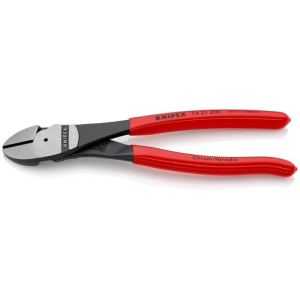 KNIPEX HIGH LEVERAGE SIDE CUTTERS WITH 12 DEGREE ANGLED HEAD 7421 KNIPEX HIGH LEVERAGE SIDE CUTTERS WITH 12 DEGREE ANGLED HEAD 7421