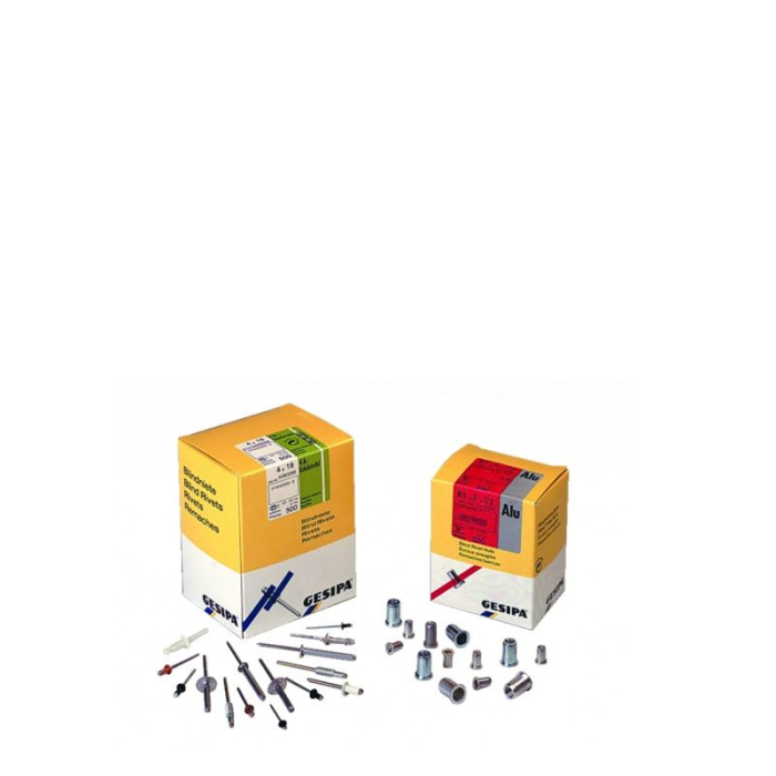GESIPA ALUMINIUM STANDARD RIVETS 4.8MM GESIPA ALUMINIUM STANDARD RIVETS 4.8MM