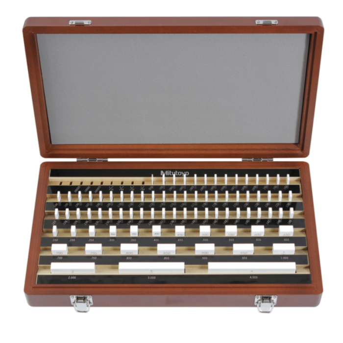 MITUTOYO GAUGE BLOCK SET, INCH CERAMIC 81PC MITUTOYO GAUGE BLOCK SET, INCH CERAMIC 81PC