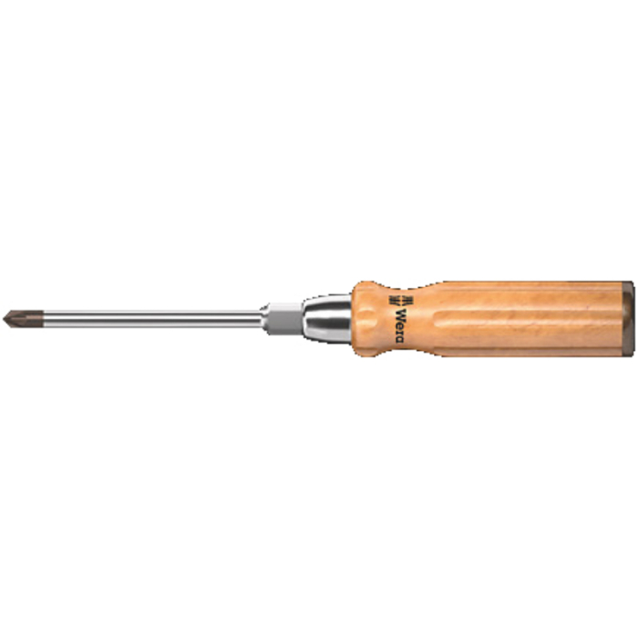 WERA WOODEN HANDLED POZIDRIV SCREWDRIVER WERA WOODEN HANDLED POZIDRIV SCREWDRIVER