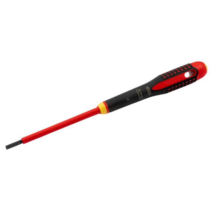 BAHCO ERGO VDE INSULATED SLOTTED SCREWDRIVERS BAHCO ERGO VDE INSULATED SLOTTED SCREWDRIVERS