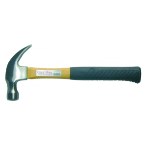 QUALITEC FIBREGLASS HANDLED CLAW HAMMER