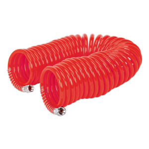 SEALEY COILED AIR HOSE 10M 1/4