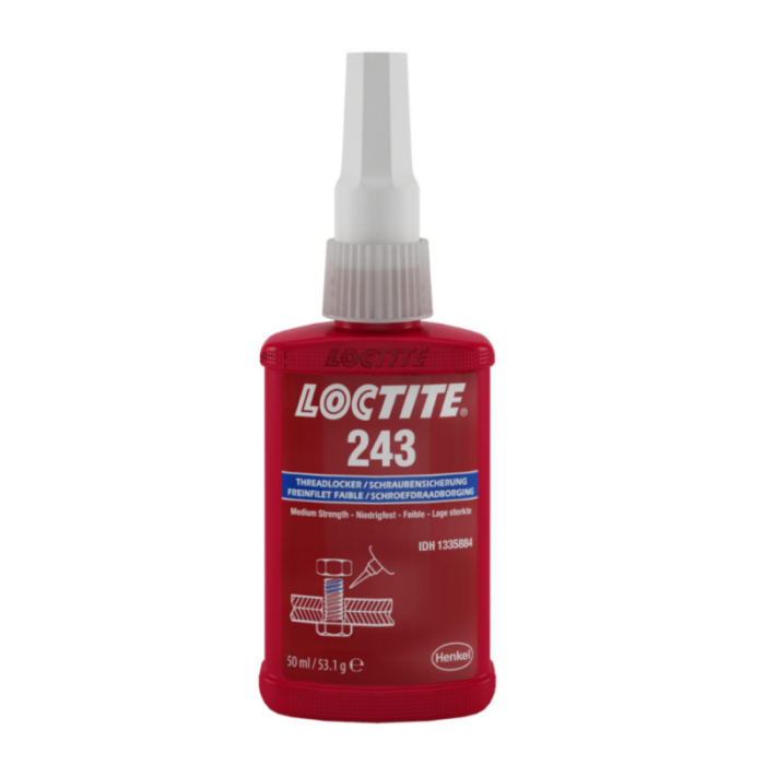 LOCTITE MEDIUM STRENGTH THREADLOCKER 243 LOCTITE MEDIUM STRENGTH THREADLOCKER 243